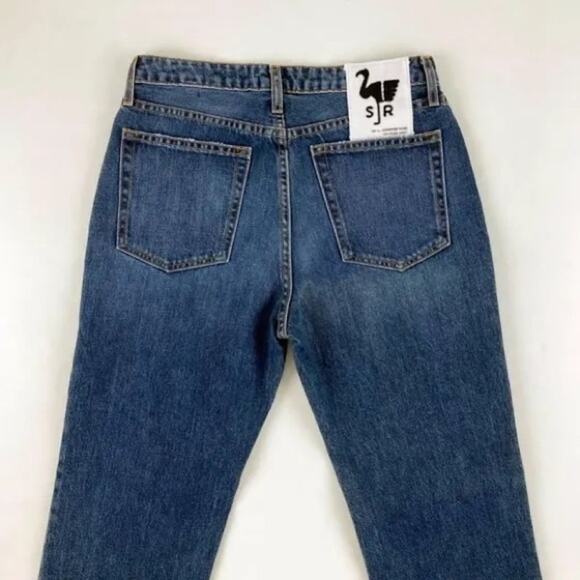 NWT Free People’s Sandrine Rose Jeans Women’s Size 24 Button Front Premium - Picture 3 of 8